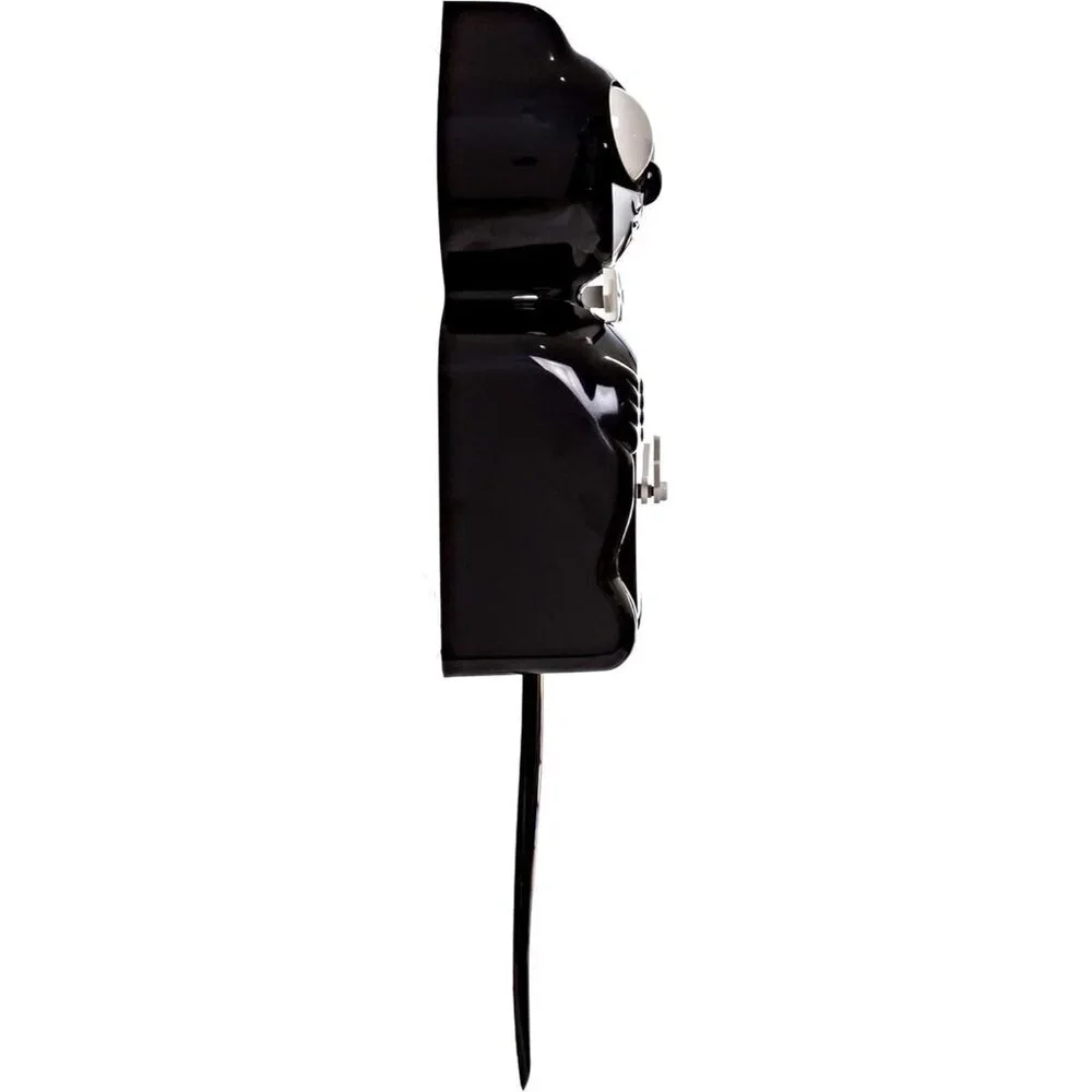 Kit Cat Klock Gentlemen The Original Retro Plastic Classic Black Clock
